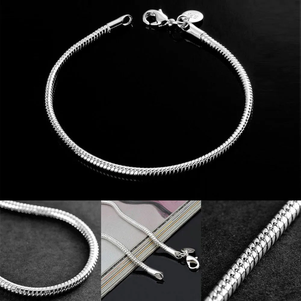 Elegant Serpentine Beaded Bracelet