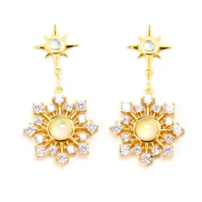 Ella Opal Burst Drop Earring