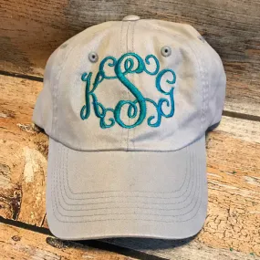 Embroidered Monogram Basic Hats