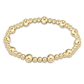 enewton Classic Sincerity Pattern 6mm Bead Bracelet - Gold