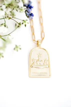 Enneagram Type Eight Necklace { Silver   Gold }