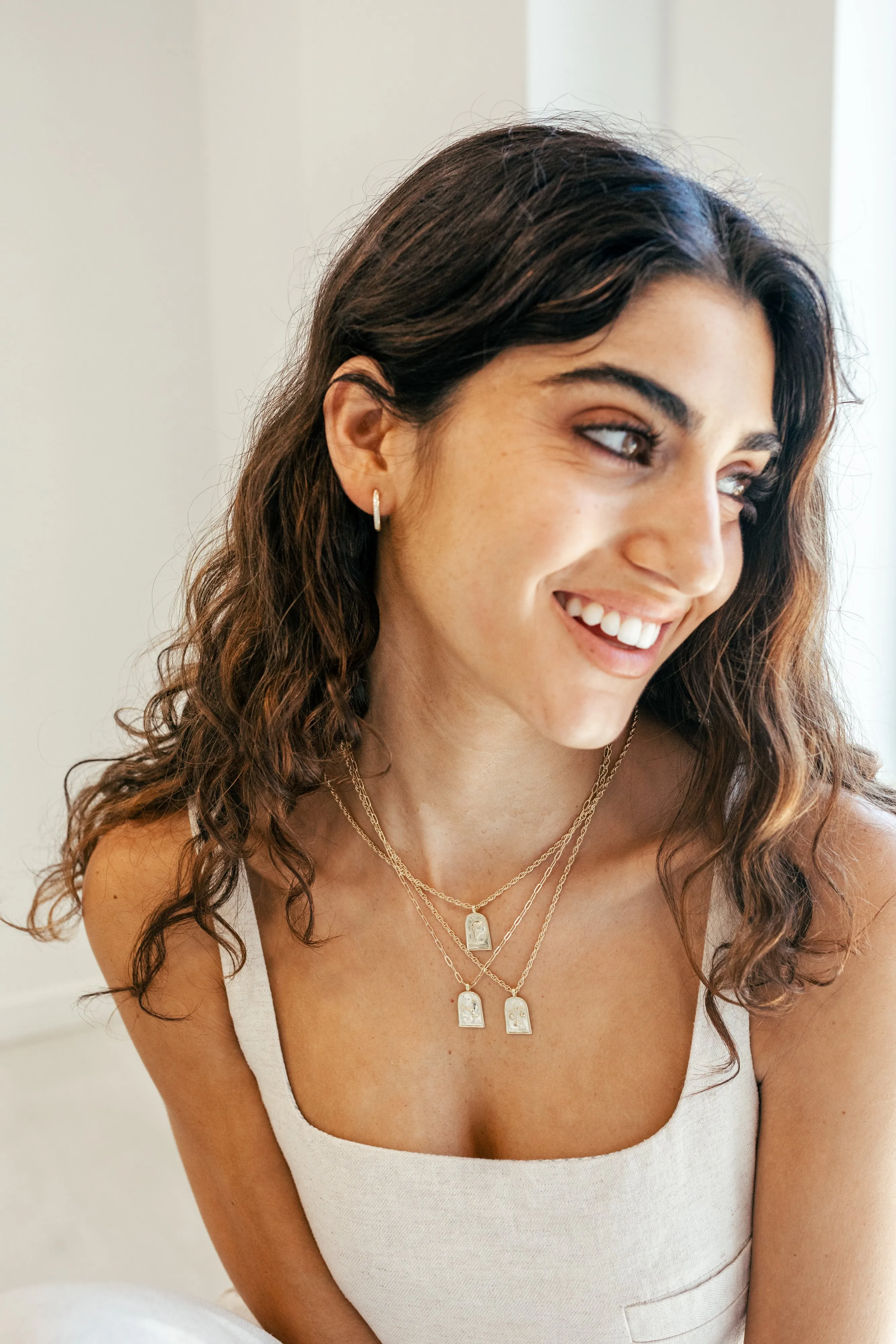 Enneagram Type Eight Necklace { Silver   Gold }