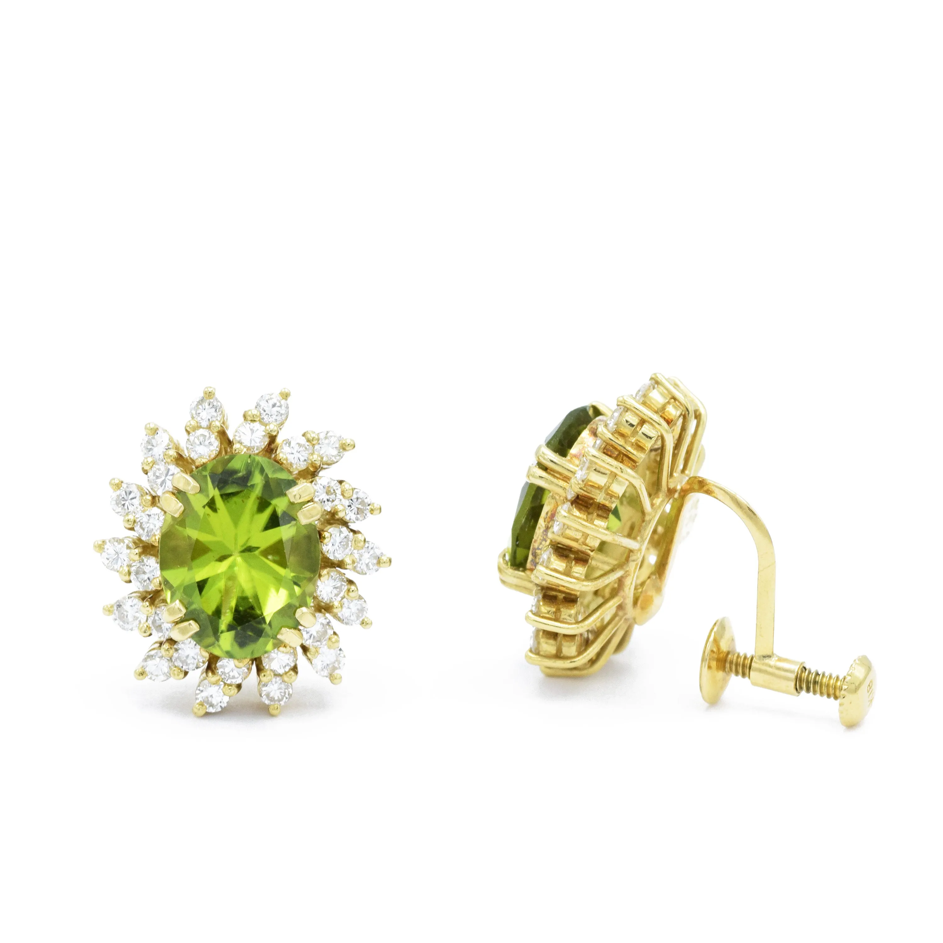 Estate Peridot Earrings