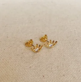 Evil Eye Stud Earrings
