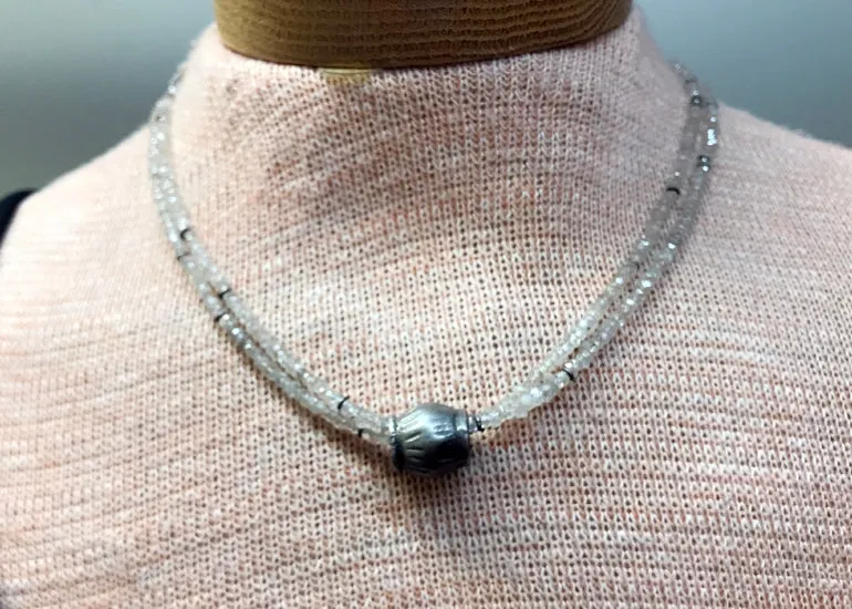 Faceted Zircon Necklace
