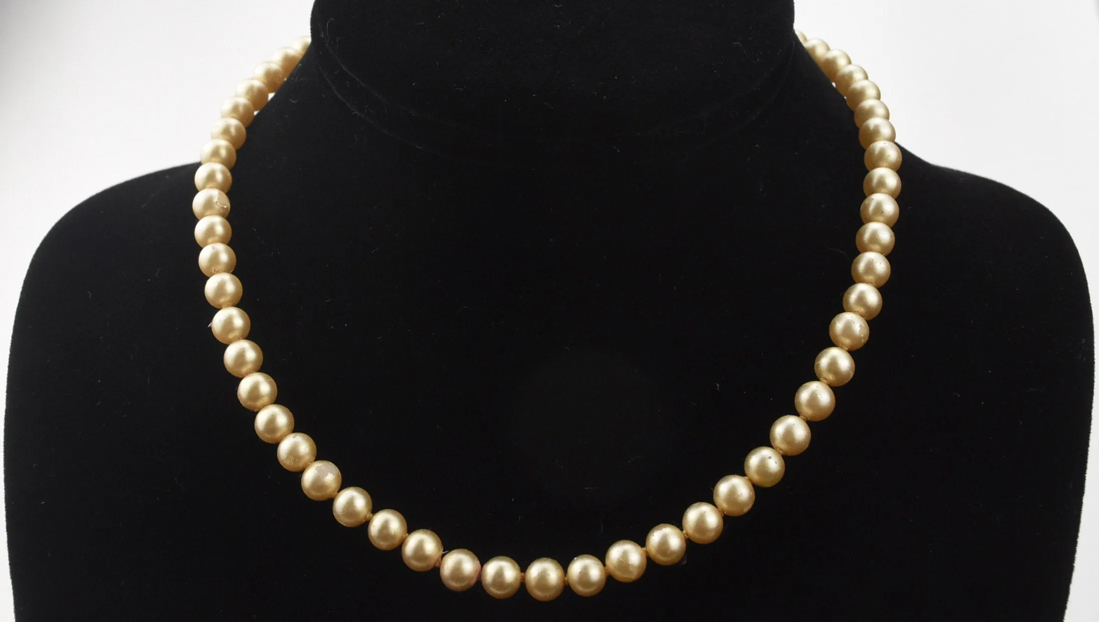 Faux Pearl Necklace