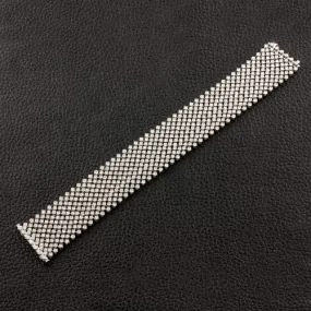 Flexible Mesh Diamond Bracelet