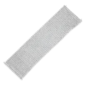 Flexible Wide Diamond Bracelet
