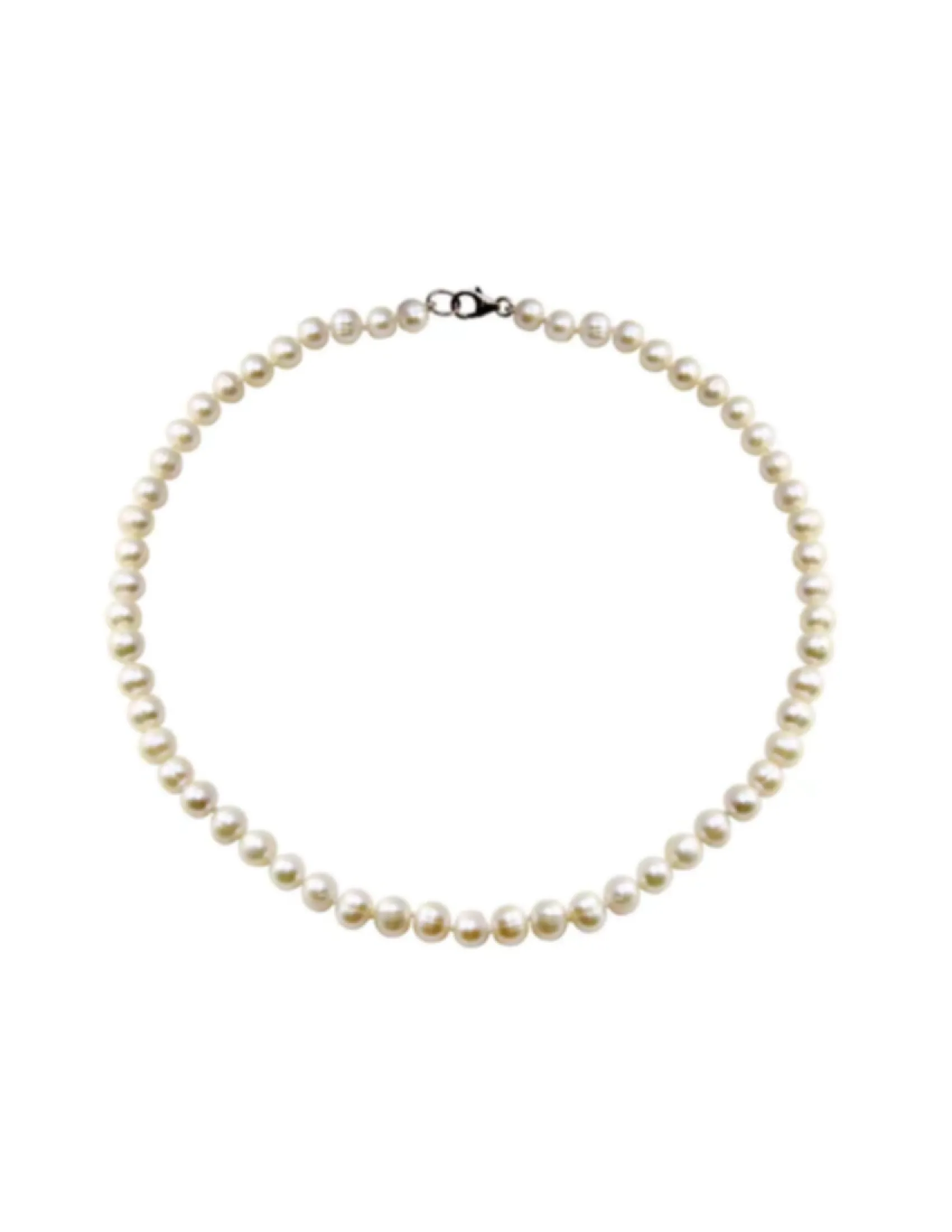 Fresh Water White Pearl Necklace