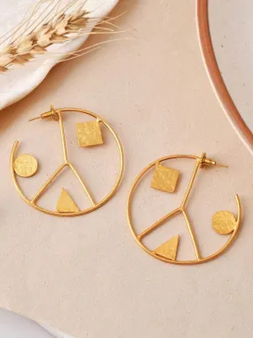 Geometric Hoop Earrings