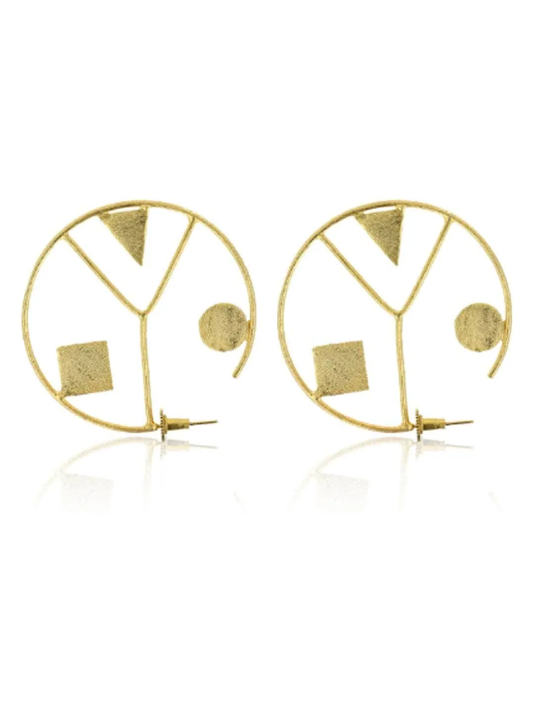 Geometric Hoop Earrings