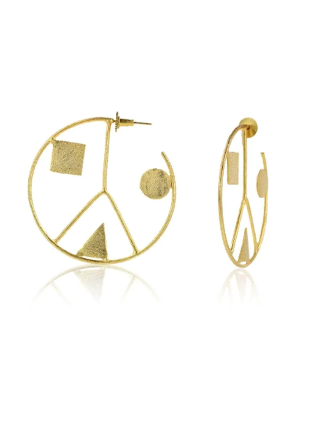 Geometric Hoop Earrings