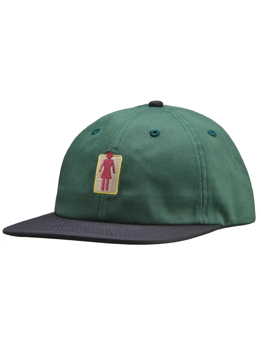 Gil Natural OG 5 Panel Hat Forest Green