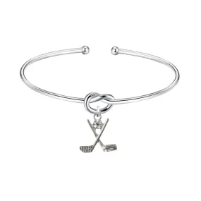 Golf Knot Charm Bracelet