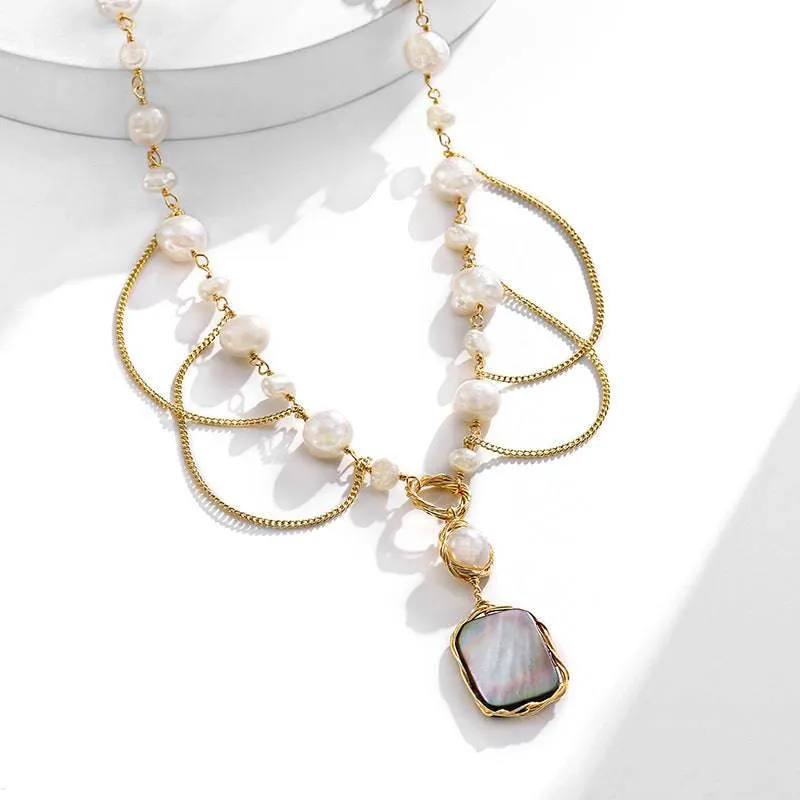 Grace Mother Of Pearls Necklace & Bracelet (Purchase Individually)