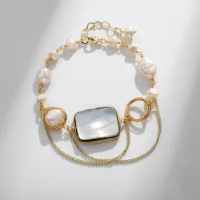 Grace Mother Of Pearls Necklace & Bracelet (Purchase Individually)