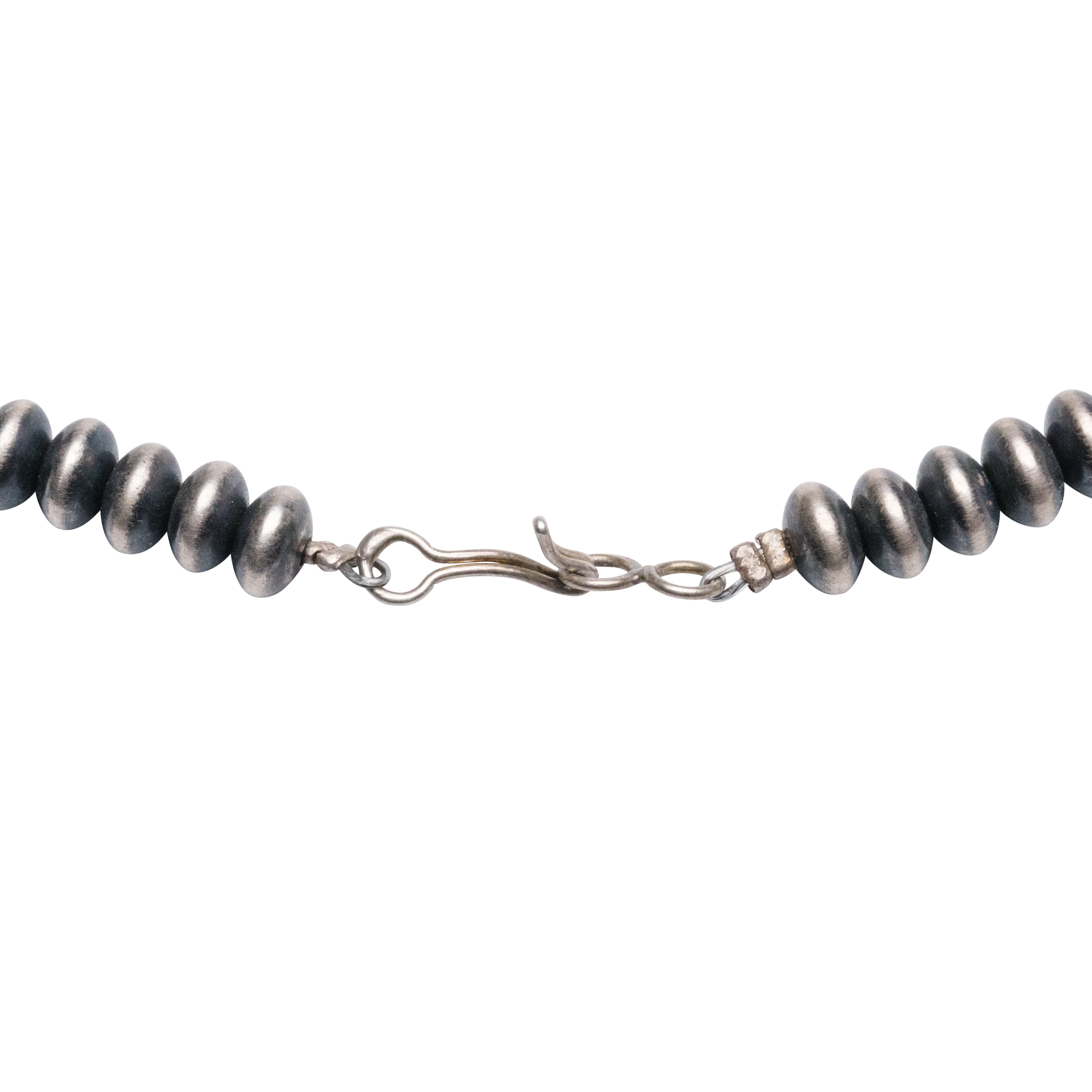Handmade Silver Tufa Cast Necklace | Aaron Anderson