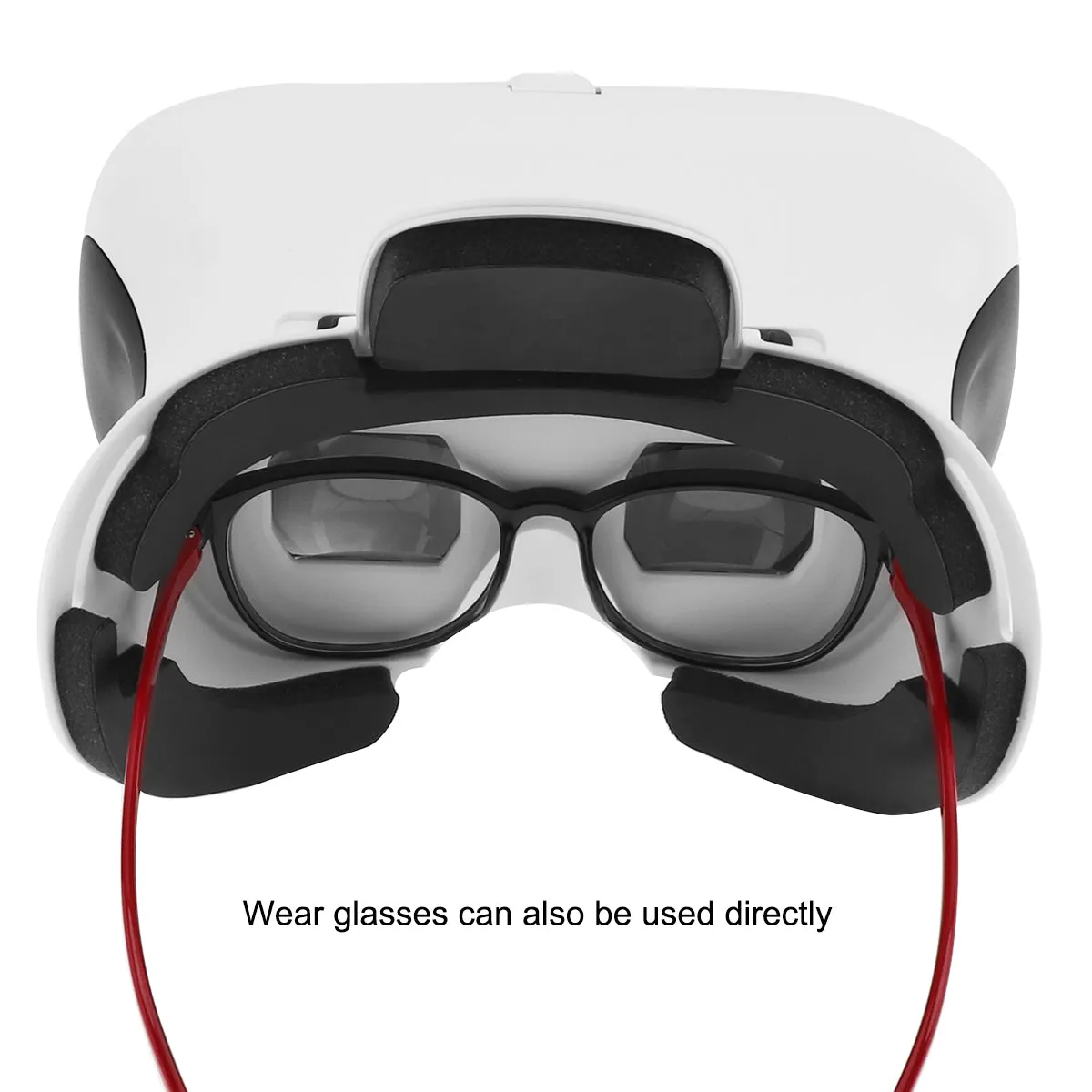 Head-mounted 3D Virtual Reality Glasses With AR Function and Buffer Sponge