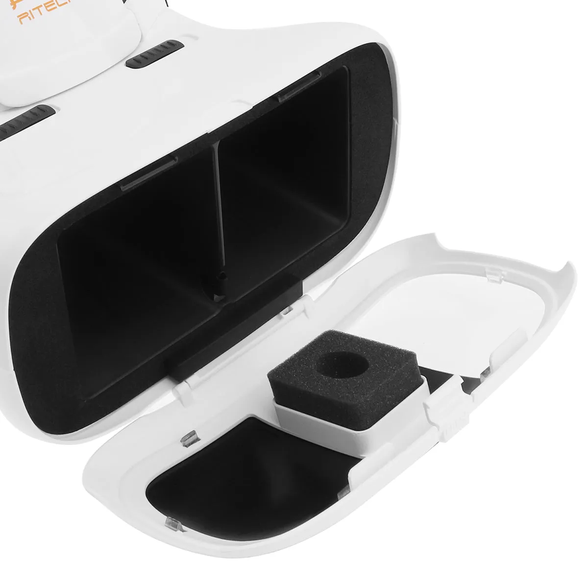 Head-mounted 3D Virtual Reality Glasses With AR Function and Buffer Sponge