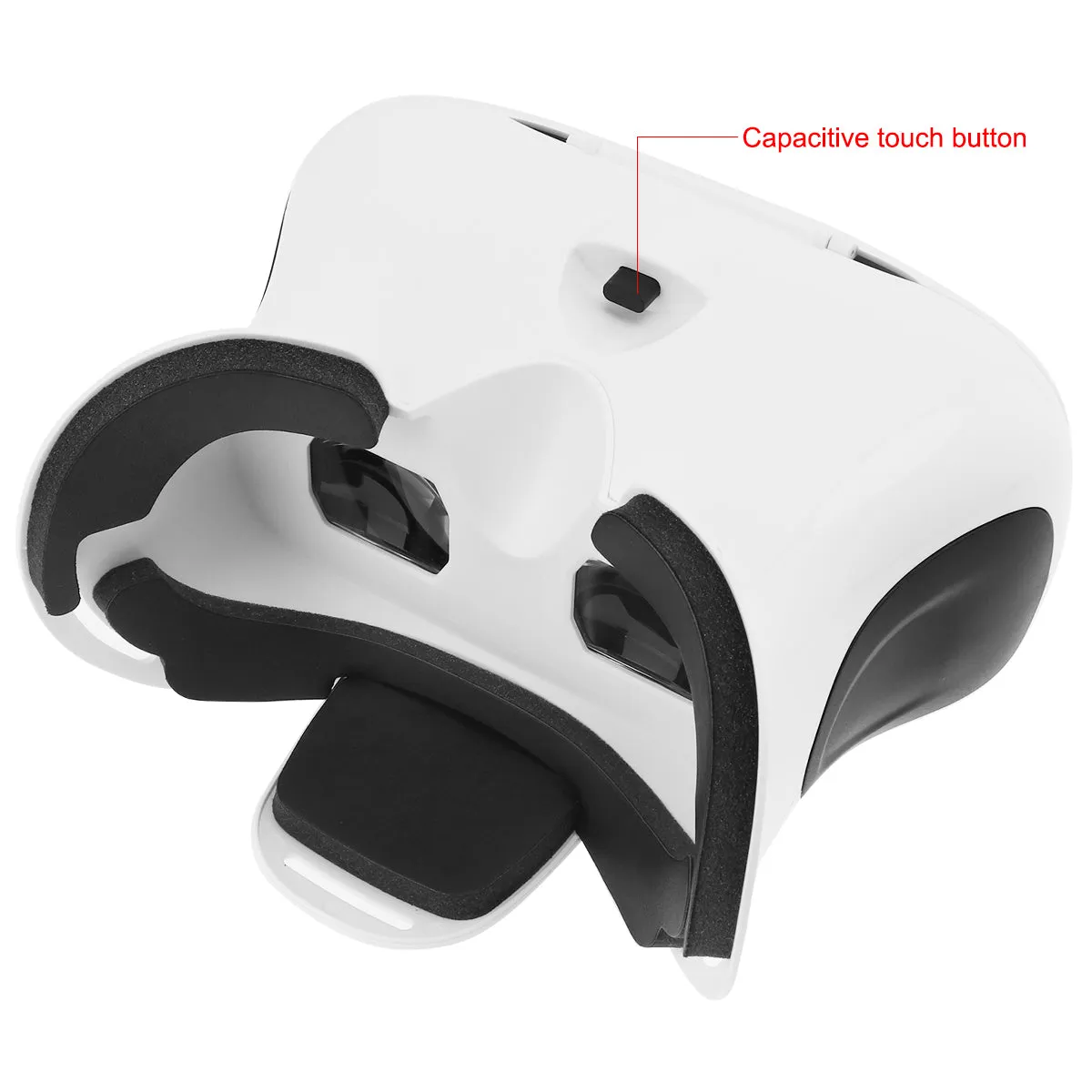 Head-mounted 3D Virtual Reality Glasses With AR Function and Buffer Sponge