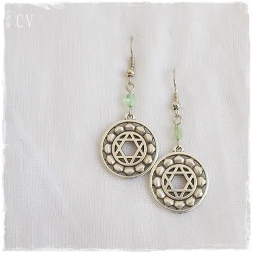 Heart Chakra Earrings