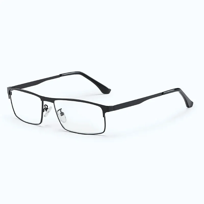 Hotony Unisex Full Rim Square Alloy Frame Anti Blue Light Reading Glasses 9013