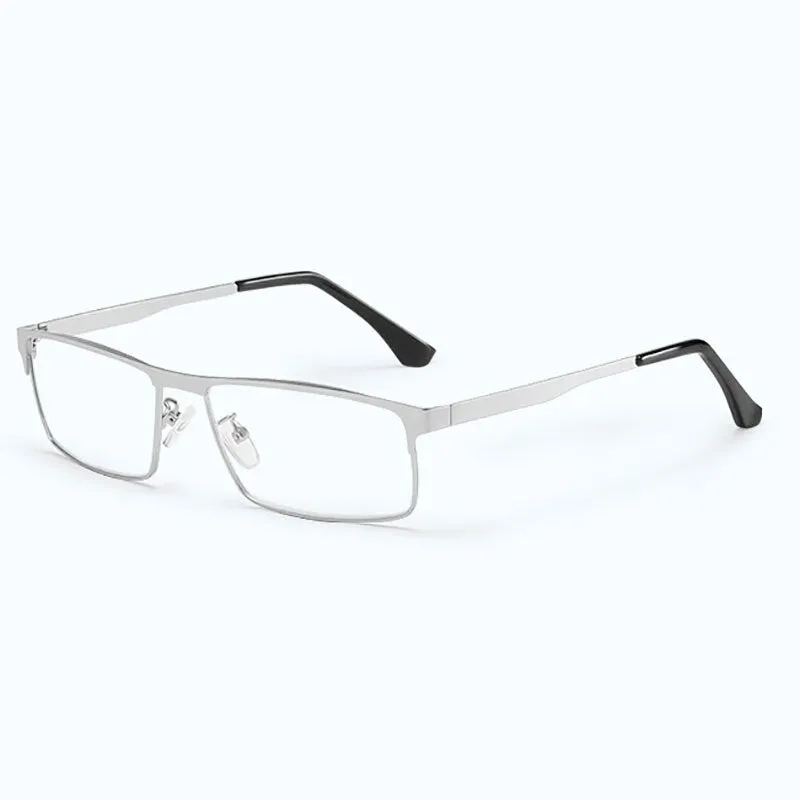 Hotony Unisex Full Rim Square Alloy Frame Anti Blue Light Reading Glasses 9013