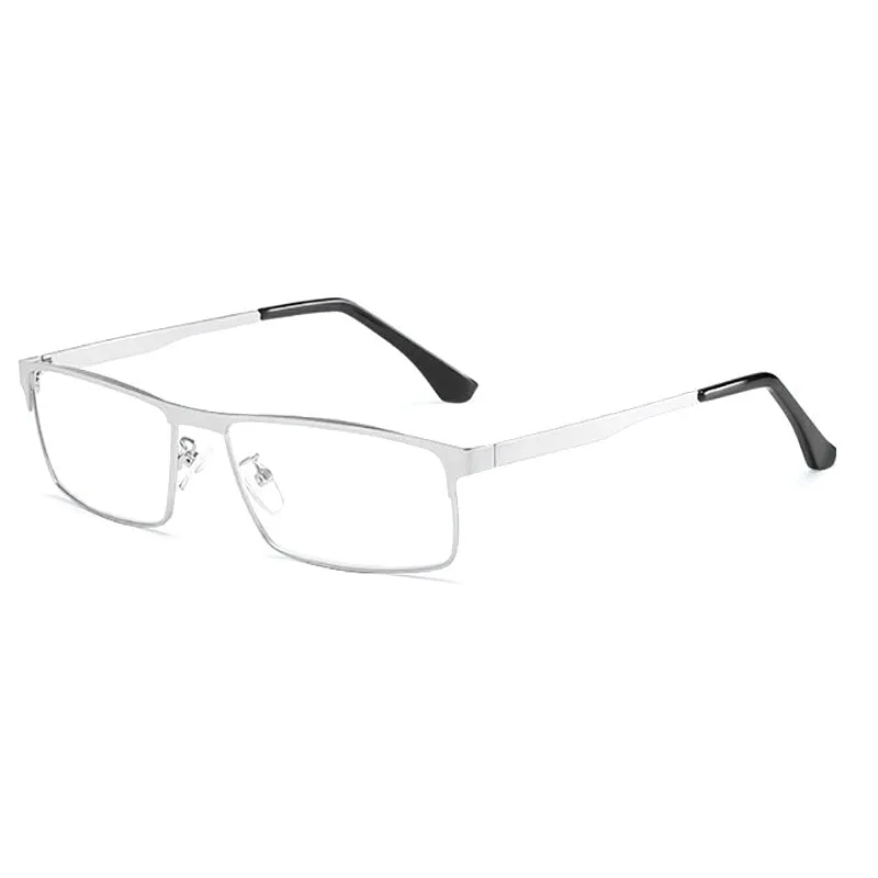 Hotony Unisex Full Rim Square Alloy Frame Anti Blue Light Reading Glasses 9013