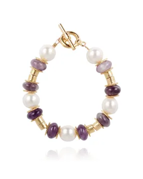IMPERIAL Bracelet | White & Purple