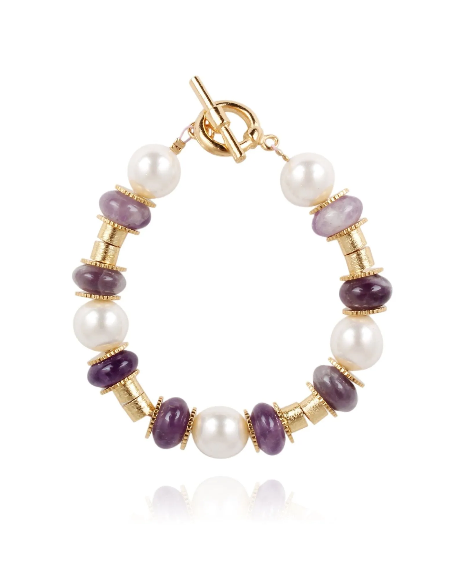IMPERIAL Bracelet | White & Purple