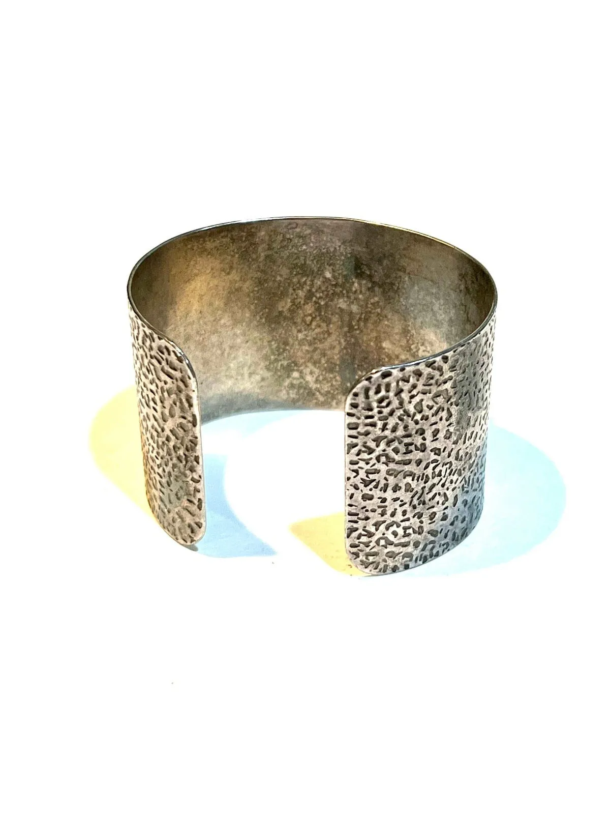 Jewel Symphony: Amethyst and Turquoise Encrusted Silver Cuff Bracelet