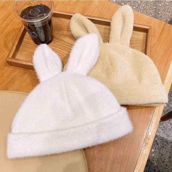 Kawaii Rabbit Ear Hat Plush Beret  AD21081