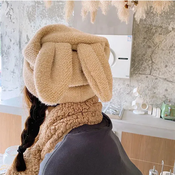 Kawaii Rabbit Ear Hat Plush Beret  AD21081