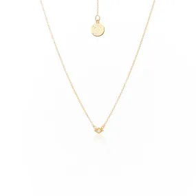 Keepsake Necklace | Gold with Green Peridot