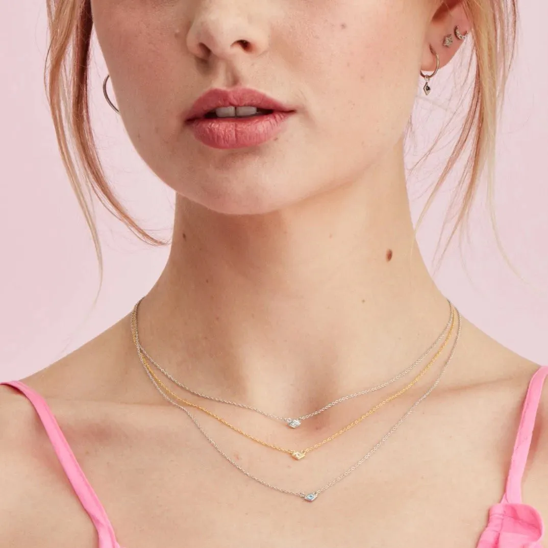 Keepsake Necklace | Gold with Green Peridot