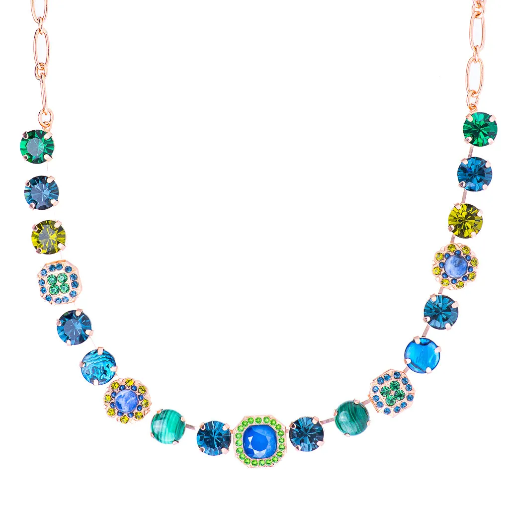 Large Square Cluster Necklace in "Chamomile" *Custom*