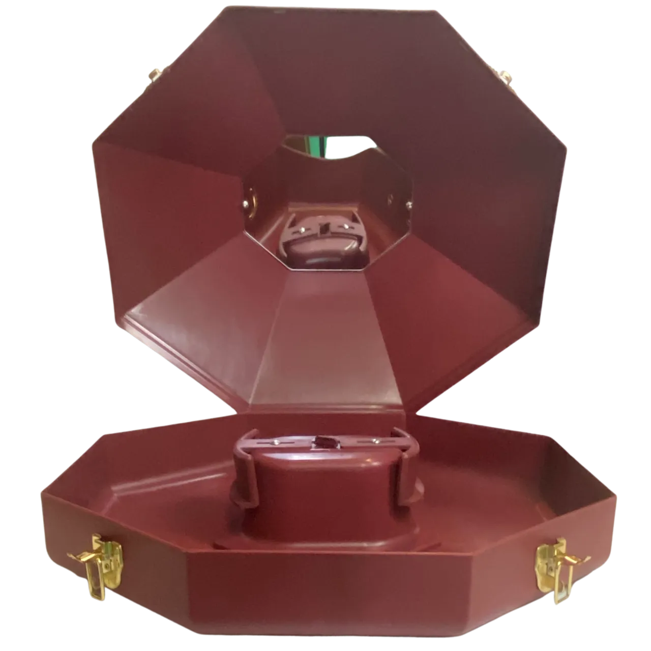 Large Western Hat Can | Maroon