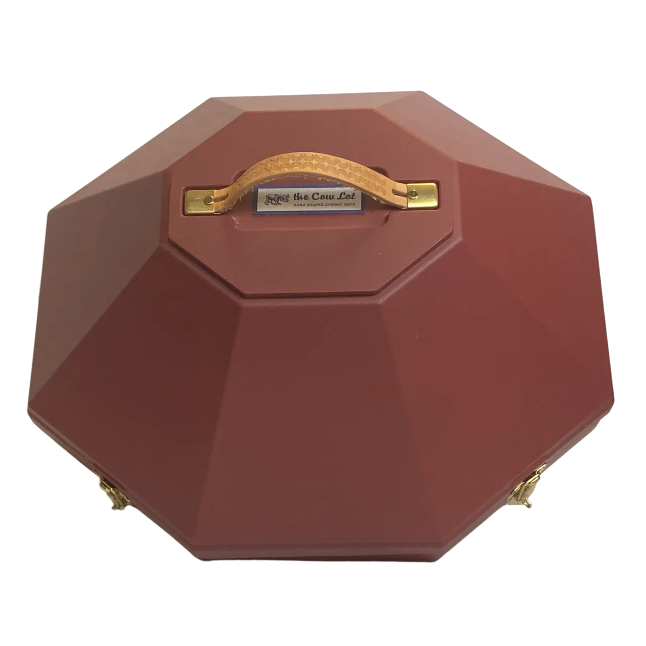 Large Western Hat Can | Maroon