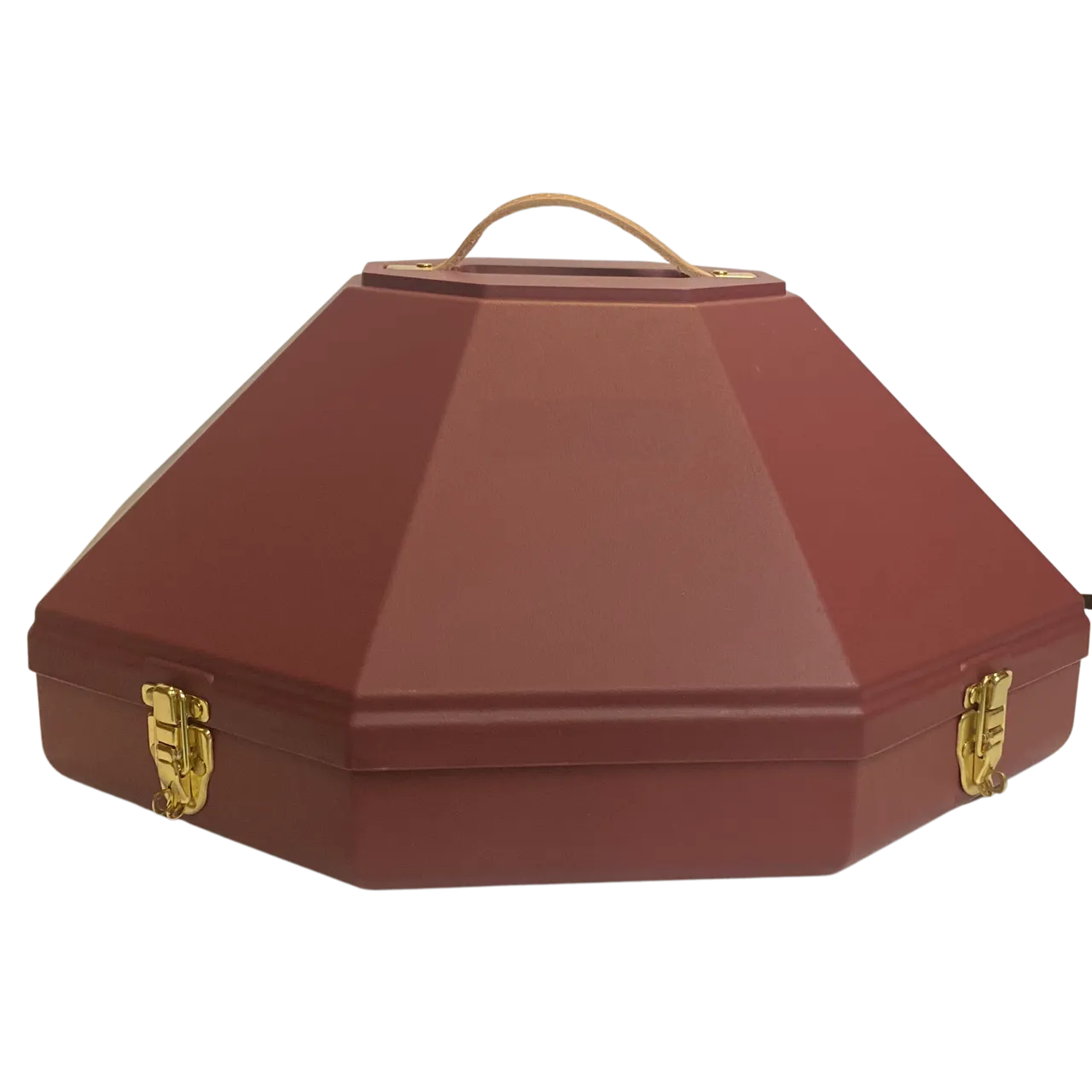 Large Western Hat Can | Maroon