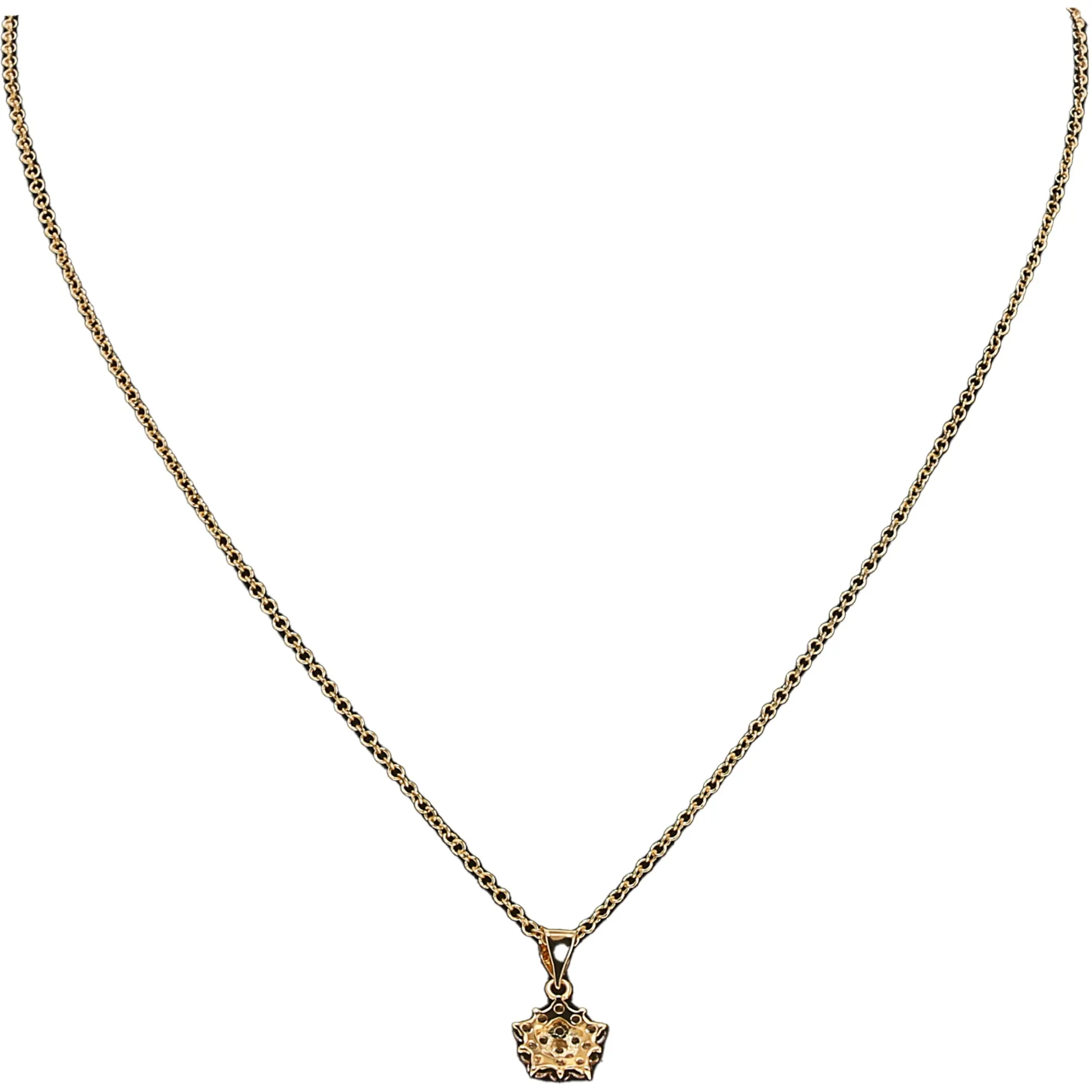 Love Floral Burst Rose Zircon - 16.5"-18.5" Inspirational 18K Gold Plated Gift Set