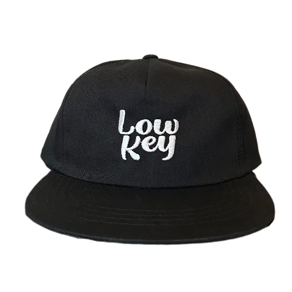 Low Key 5 Panel - Black Hat