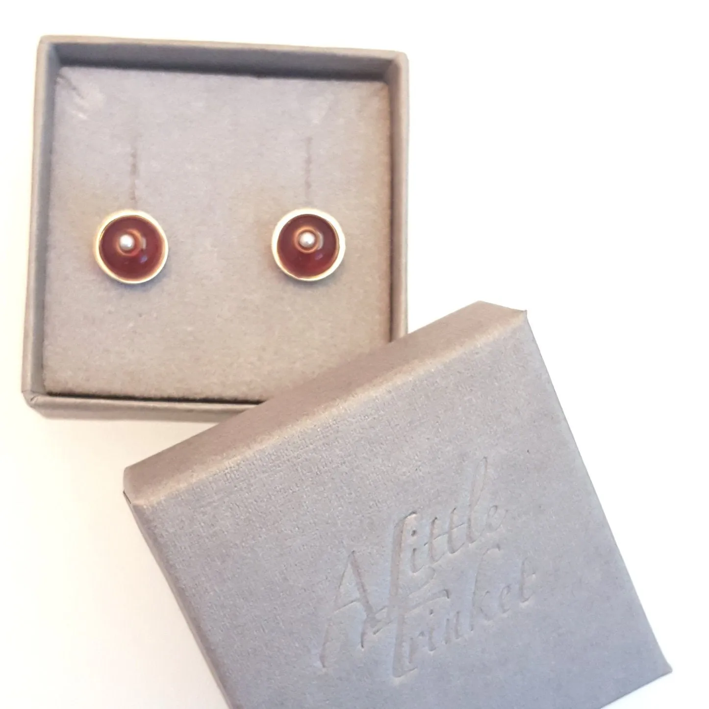 Lucy Stud Earrings - Birthstones in Glass Collection