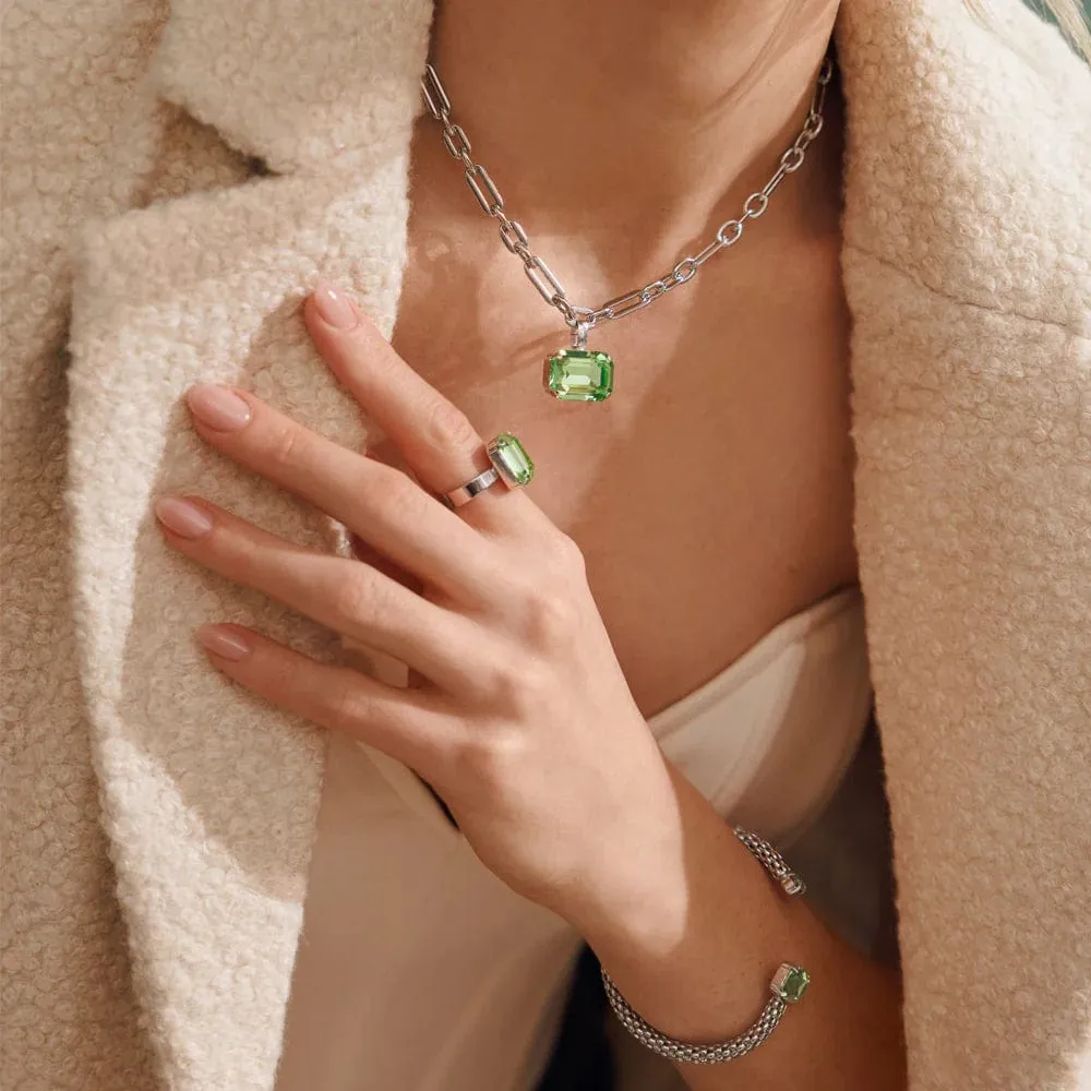 Lydia chain necklace - peridot