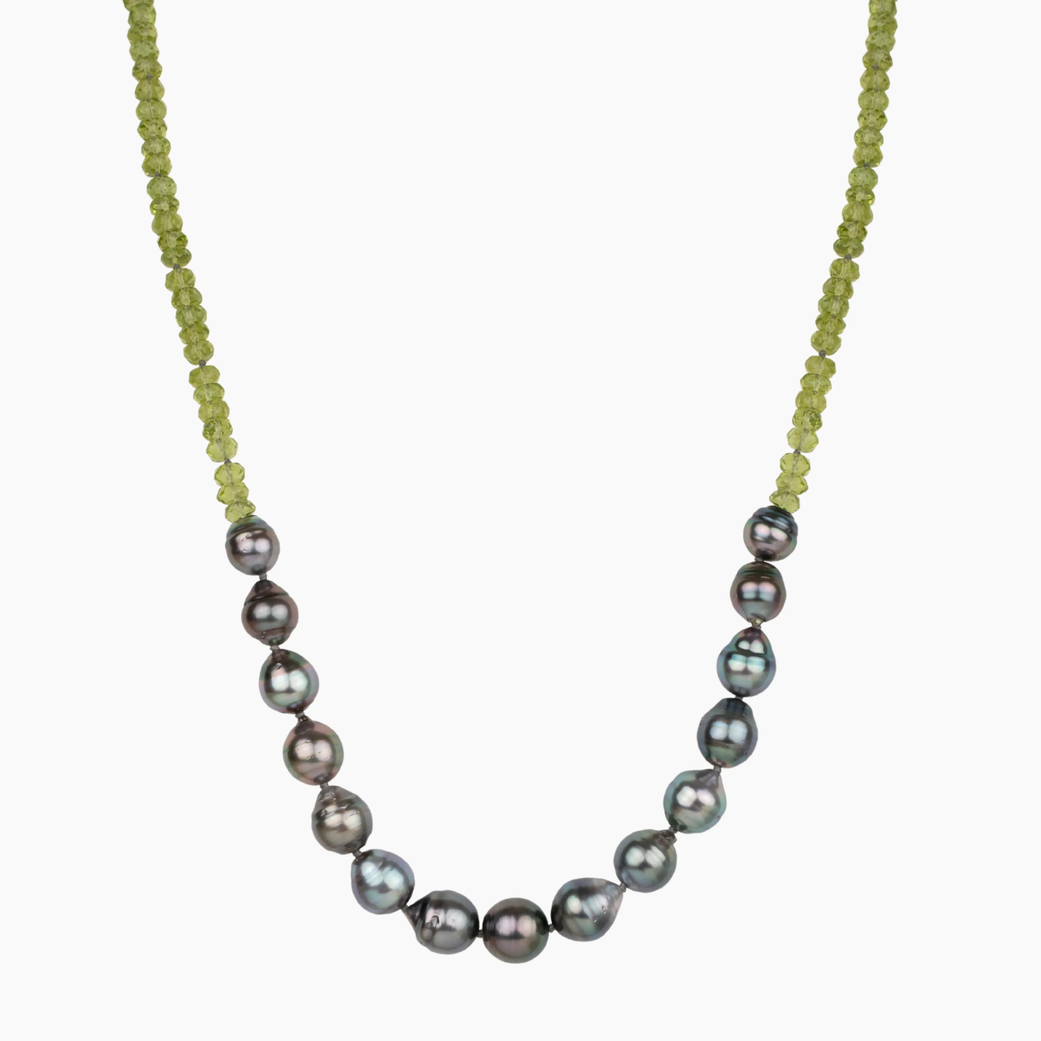 Mana Nui Peridot Tahitian Pearl Necklace
