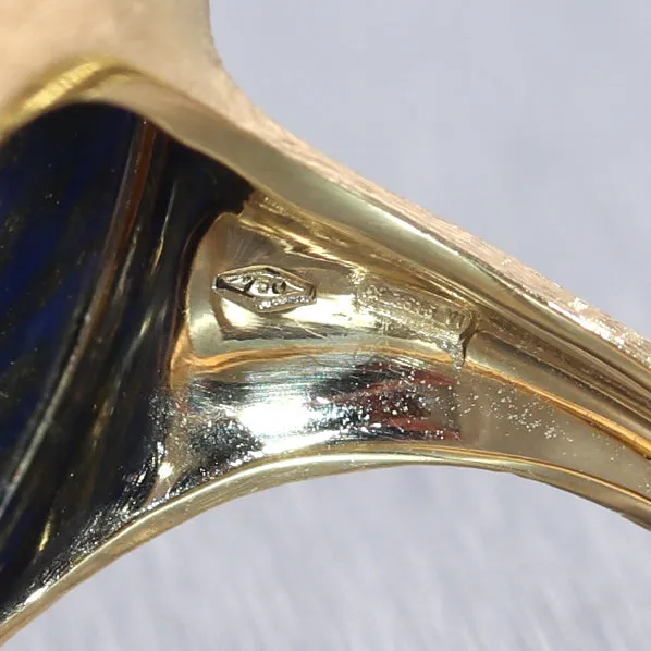 Marco Bicego 18k Yellow Gold Lunaria Lapis Lazuli Ring