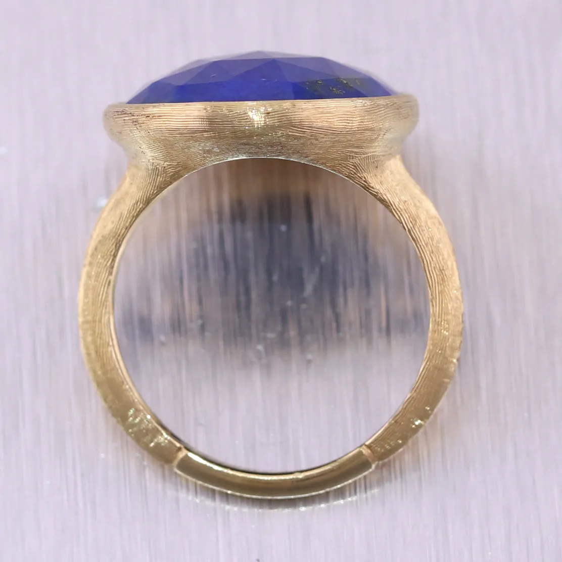 Marco Bicego 18k Yellow Gold Lunaria Lapis Lazuli Ring