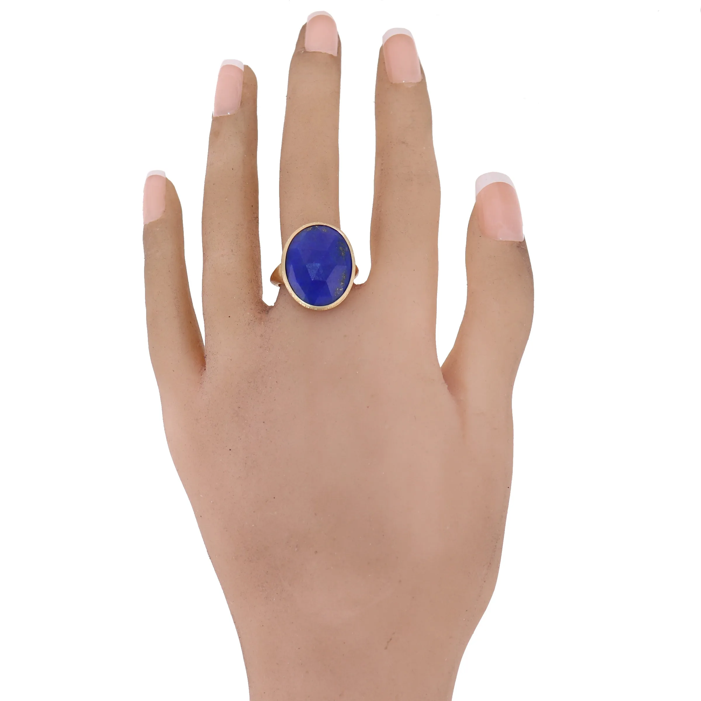 Marco Bicego 18k Yellow Gold Lunaria Lapis Lazuli Ring
