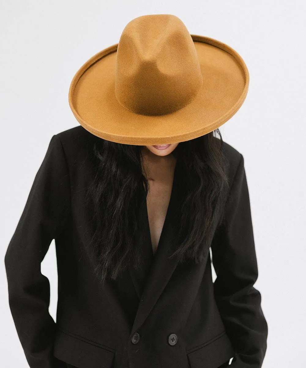 Maude Pencil Brim: Size S/M 57 / Off White