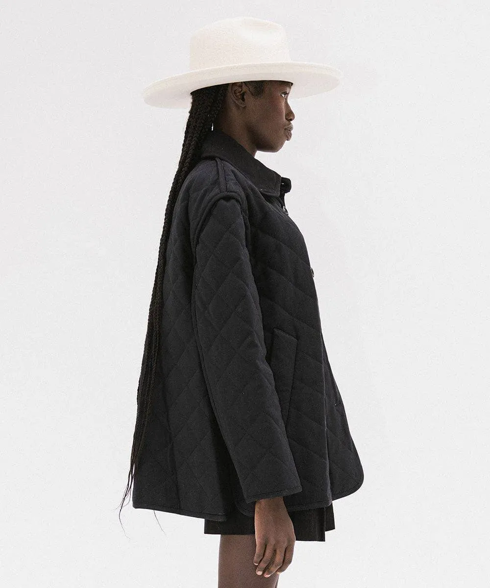Maude Pencil Brim: Size S/M 57 / Off White