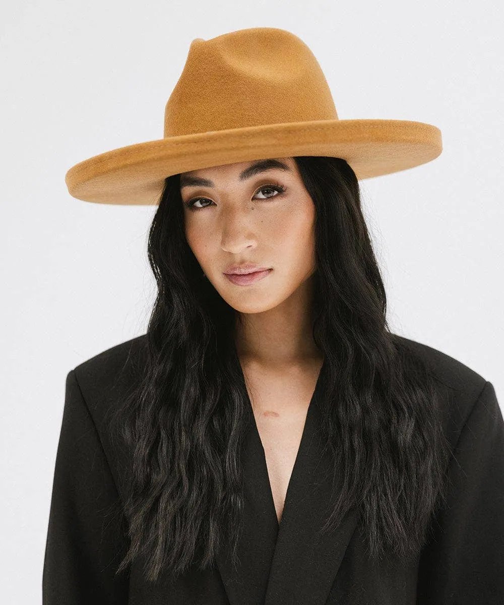 Maude Pencil Brim: Size S/M 57 / Off White